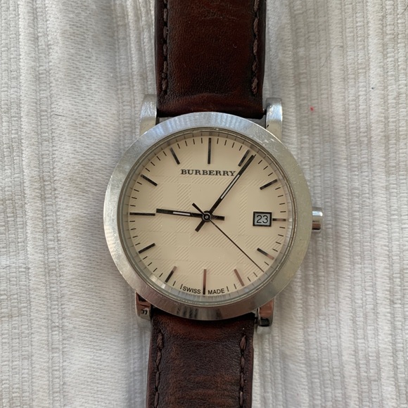 Burberry Leather Strat Watch main image 4
